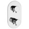 Thermostatic Two Way Shower Diverter, Rough-In Valve Included